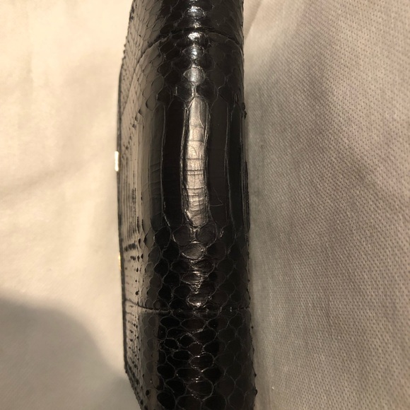Beautiful VBH Pulse First Edition ( 210/300) black python clutch - h/m Italy - Picture 5 of 8